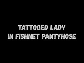 Tattooed Laddie All round Fishnet Pantyhose