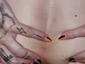 Morose British tattooed bbw get hitched anal creampie