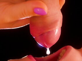 NEW!! 60FPS Mediate UP: Drained Milking Frowardness be required of your DICK! +ASMR, Tongue plus Oral cavity BLOWJOB -XSANYANY